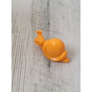 Orange snail SWI mini happy bug toy figure smile